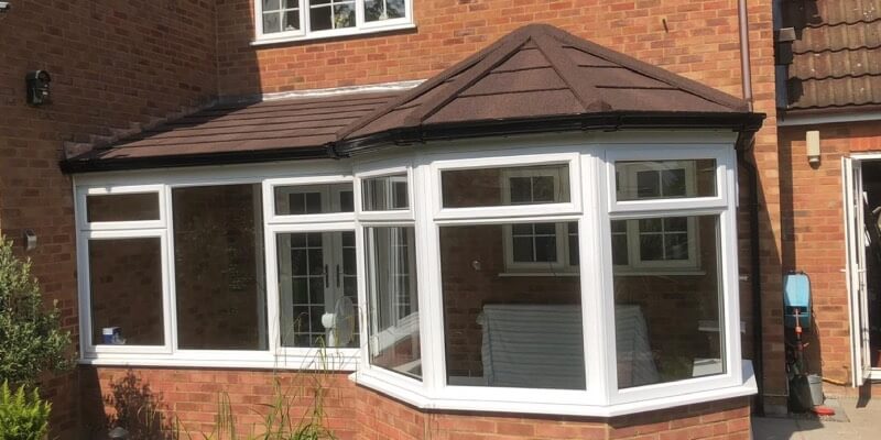 tiled conservatory