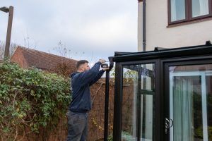 crown installer fitting conservatory