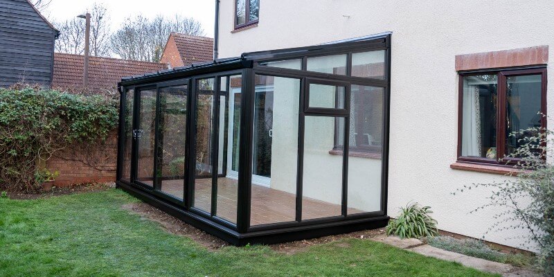 Glass Lean-To Conservatory