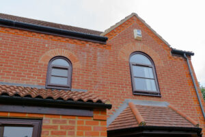 rosewood arched windows