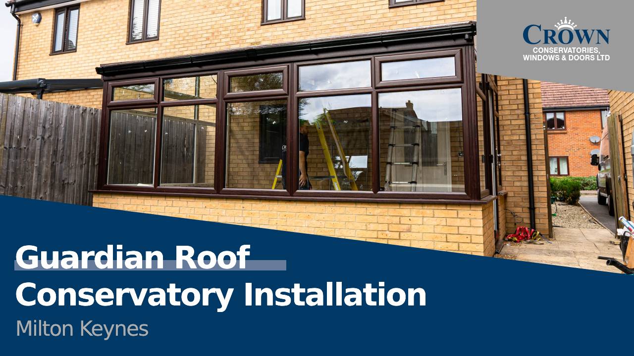 Full Build Guardian Tiled Roof Conservatory Installation