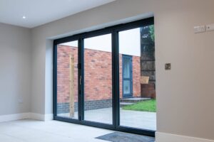 bifold doors from the inside