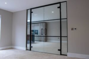 fitted glass internal doors