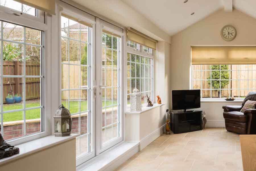 interior white upvc french doors