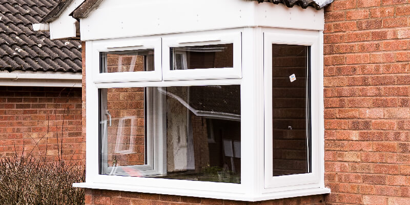 White UPVC Bay Window