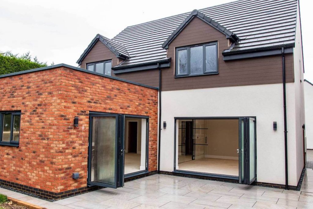bifold doors on new home 1