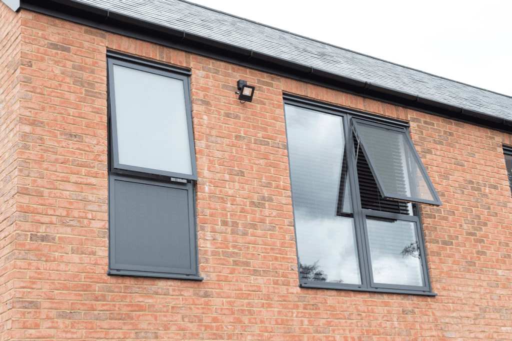 anthracite grey flush windows