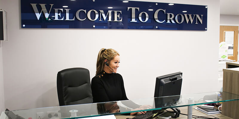 crown front desk