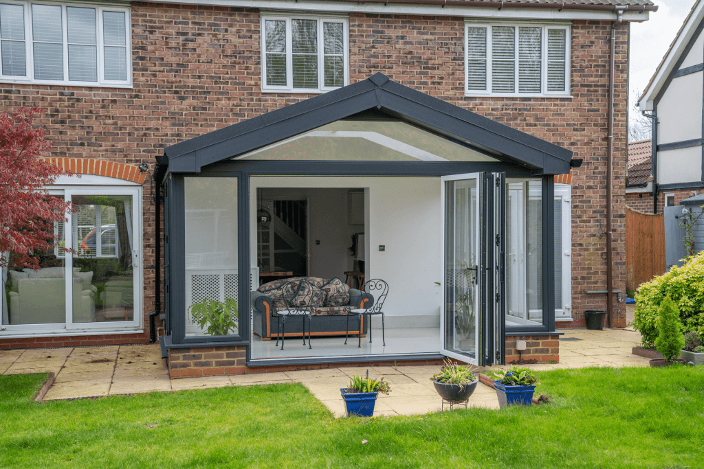glass gable conservatory