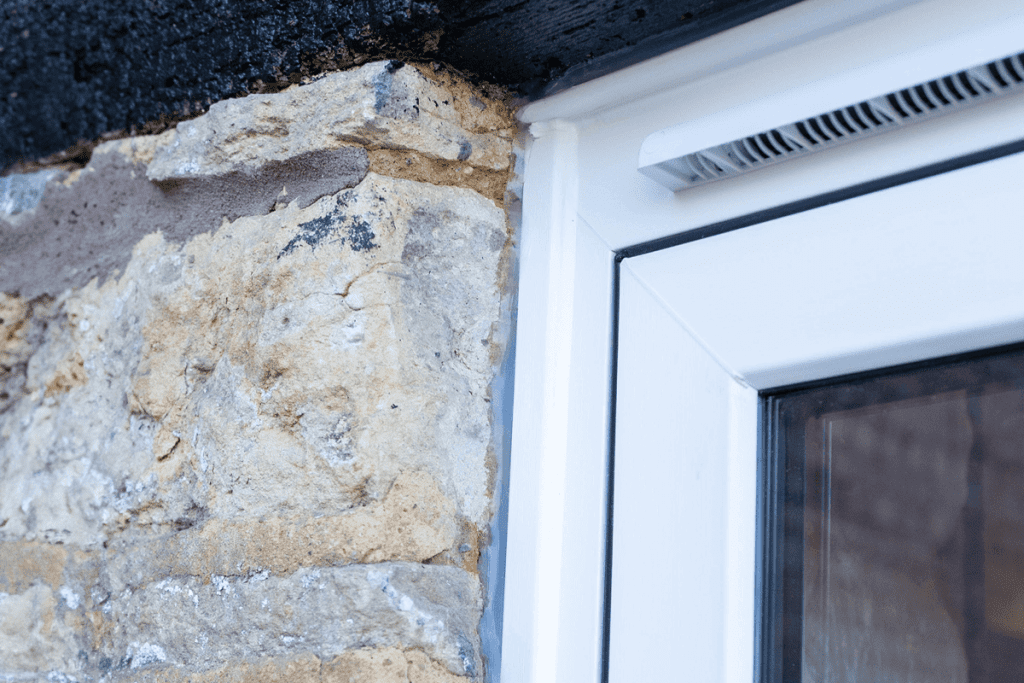 white upvc flush window