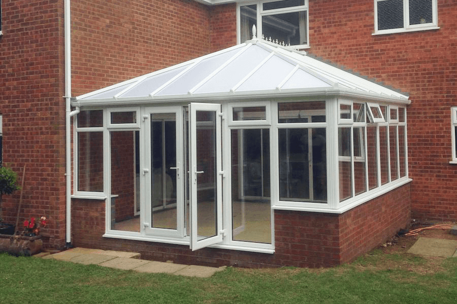 white edwardian conservatory