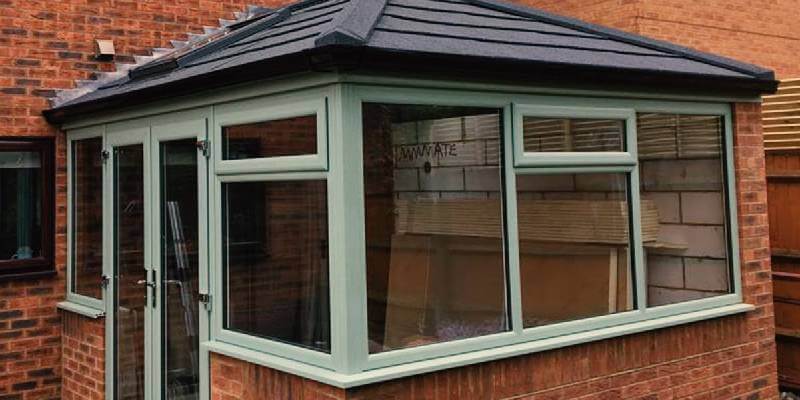 green new conservatory