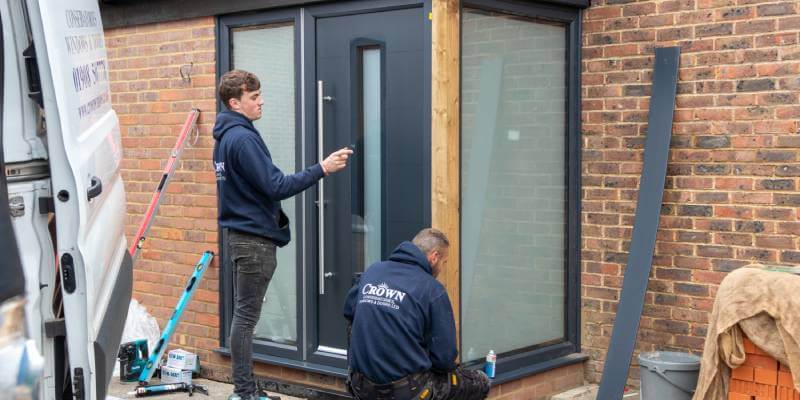 installing composite door