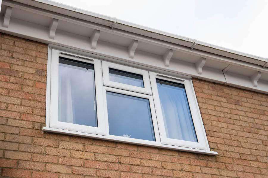 UPVC white windows