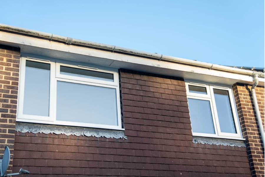 UPVC window installation