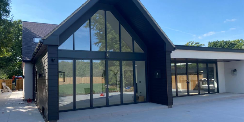 What Are Bifold Doors? 1 bi-fold door installation