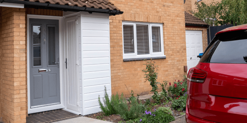 Front Door Ideas: How To Customise Your Entrance 2 Grey front door installed by Crown Windows